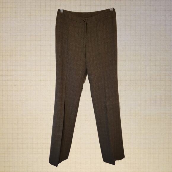 Classiques Entier, 10 | Vintage 100% Wool High Waisted Wide Leg Pants - Picture 1 of 5